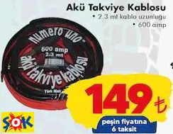 AKÜ TAKVİYE KABLOSU AKÜ TAKVİYE KABLOSU